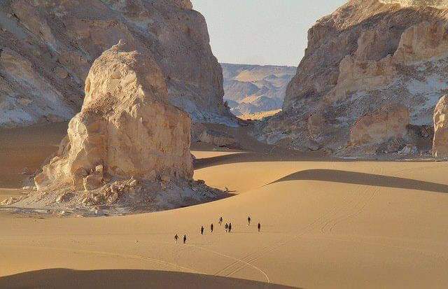 Hiking In Egypt Dunes