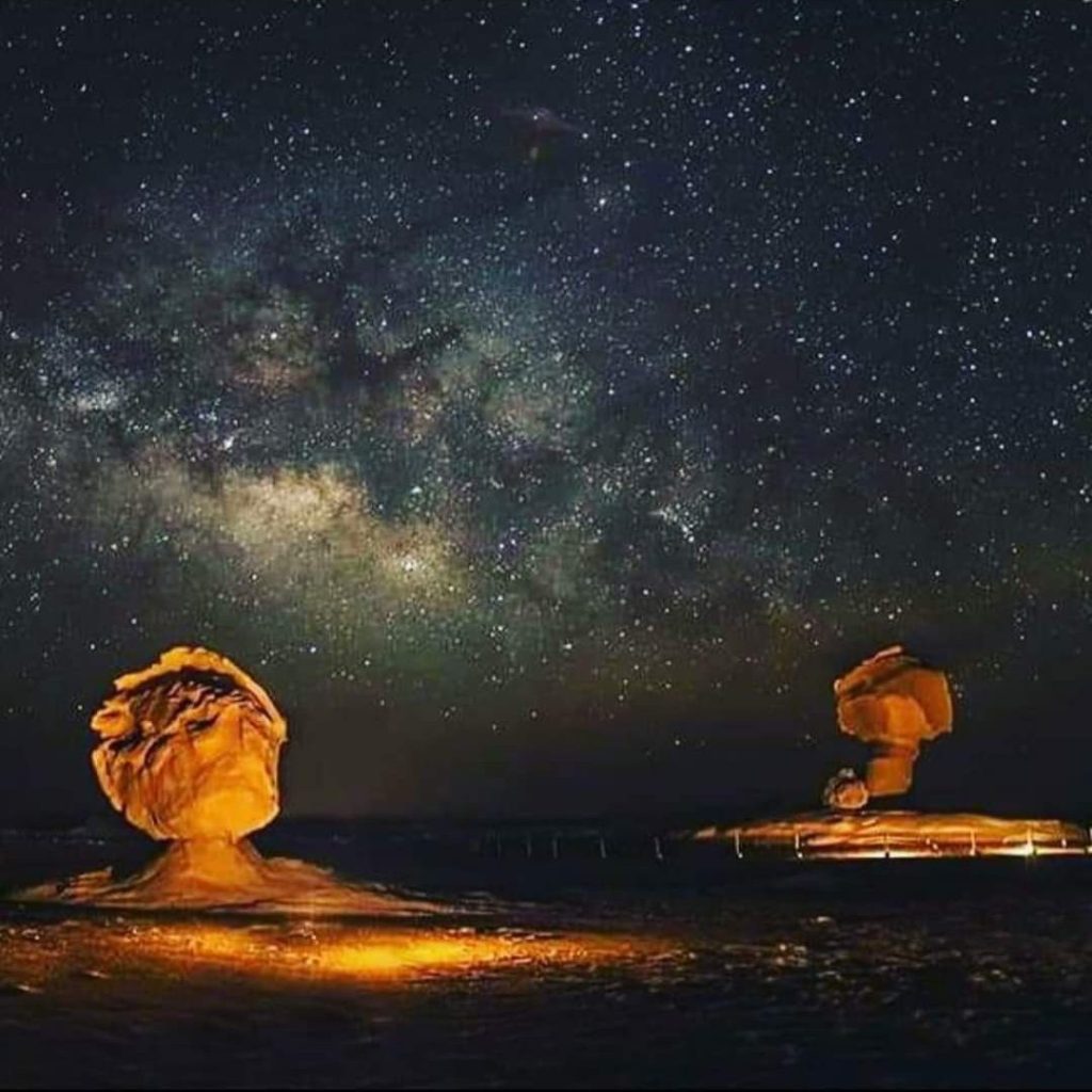 Starry Sky In The Egyptian Desert