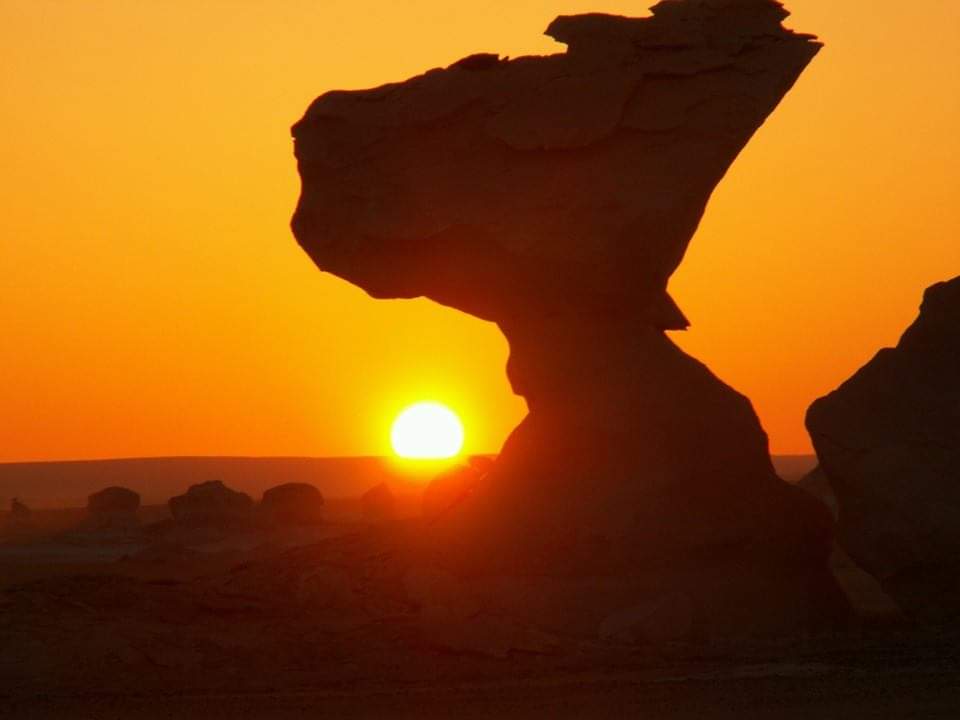 Golden Hour In Western Desert