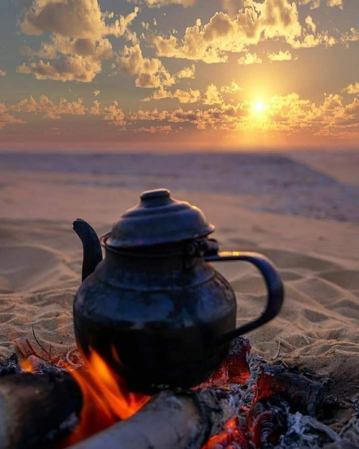 Sunset In White Desert