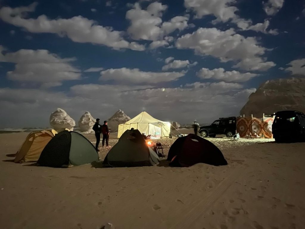 Camping In White Desert